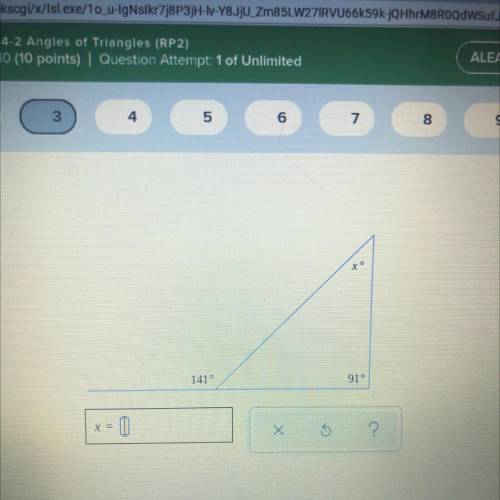 I need help? With angles of triangles