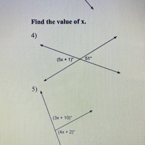 Find the value of x.
please It’s urgent