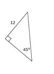 Special right triangles 45 90
Find the missing sides