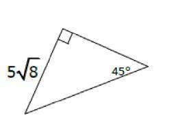 How do I solve this special triangle with a √ of √8?