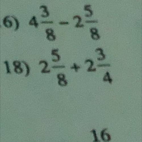 Can someone help me with number 18)?