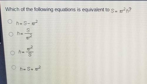 Which of the following equations is equivalent to