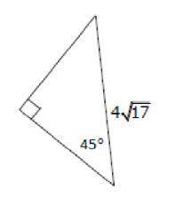 How do I find the missing sides for this special right triangle?