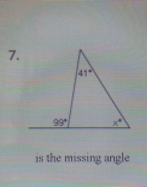 I need to know the missing angle