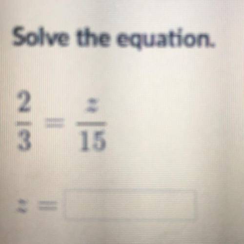 Can you help me solve for a?