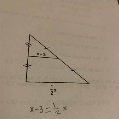 X-3=1/2x
find x 
please help