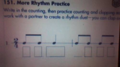 i need the rhythm claps/numbers for this violin music label each answer with picture 1 2 and so on