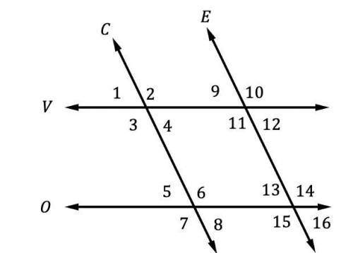 PLEASE HELP ME BRO COME ON

What is the type of angle 12 and 6 form? and what is their relationshi
