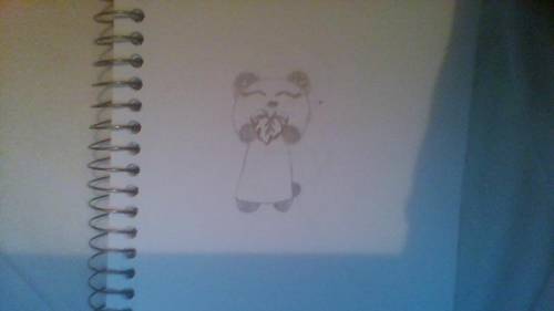 Eee hope yall like itt i really tried drawing a panda