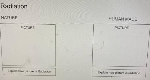 Look at pic.... 2 examples of radiation and how they are radiation