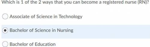 Which is 1 of the 2 ways that you can become a registered nurse (RN)?