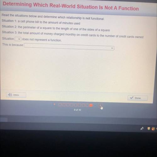 Determining Which Real-World Situation Is Not A Function

Read the situations below and determine