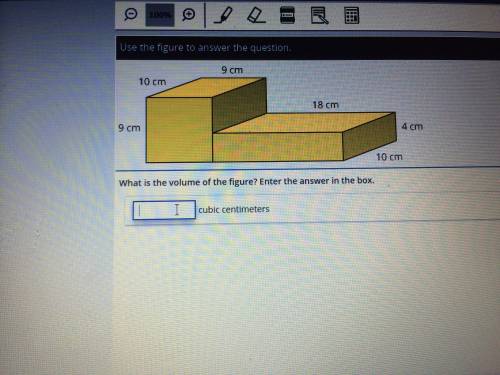 What the volume of the figure