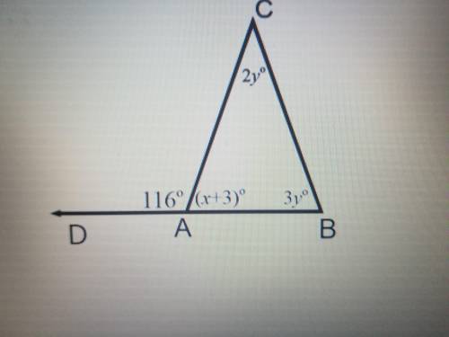 70 Points are on this question please help me out!

Using the diagram below, write and solve an eq