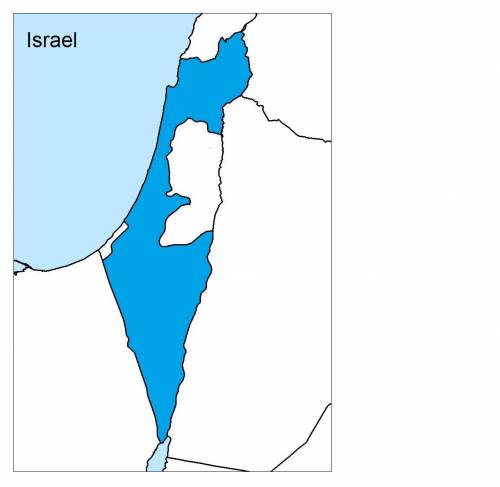 What is the name of the area shaded dark blue?

Suez Canal
West Bank
Gaza Strip
Israel