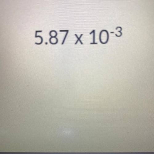 Write this number in standard notation