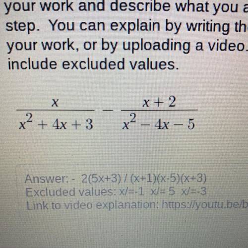 I think the answer is:

- 2(5x+3)/(x+1)(x-5)(x+3)
But another person said:
10x-6/(x+3)(x+1)(x-5)
W