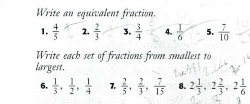 Can somebody explain how u write the fractions in equivalent form? What even is equivalent form? Pl