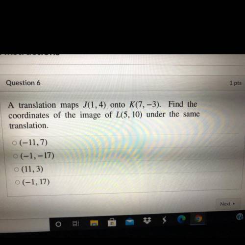 From Transformstions Quiz Help