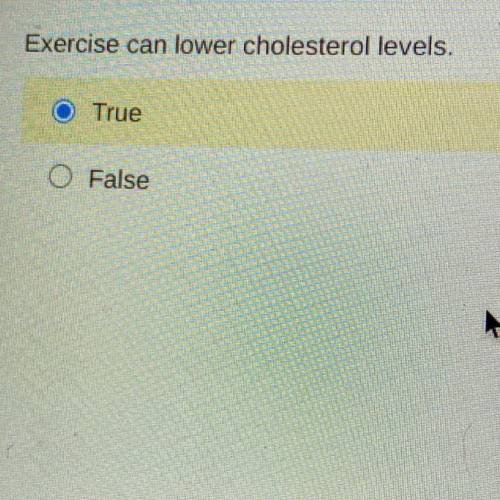 Is this correct?? plz answer this is health !!