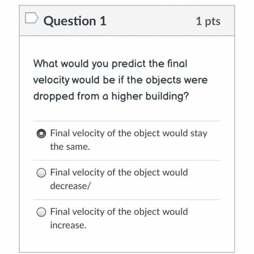 Does velocity, speed, and rate acceleration change if it was dropped from a higher building?