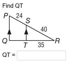 The question just asks “Find QT” pls help