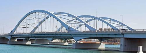 An engineer wants to build a bridge made of concrete and steel.

The bridge needs to be able to wi