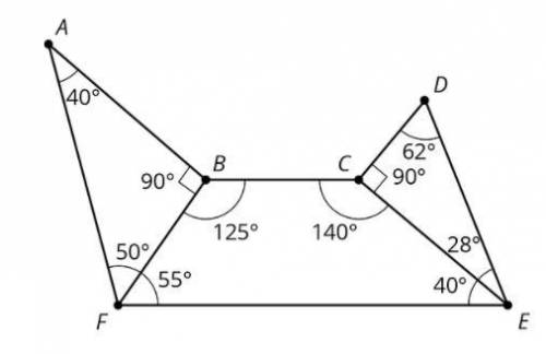 Which of the following pairs of angles is supplementary?