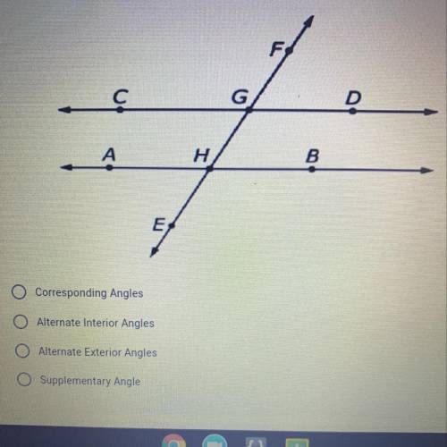 What is the realationship between angle EHB and angle HGD?