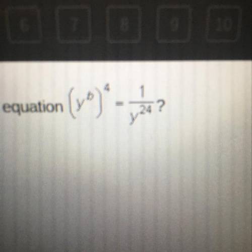 What is the value of b in the equation