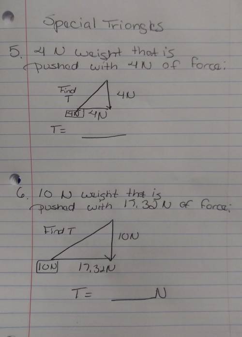 Special Triangles part 2: Please help me #5-6