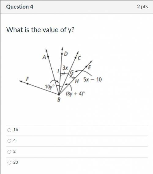 4) What is the value of Y?