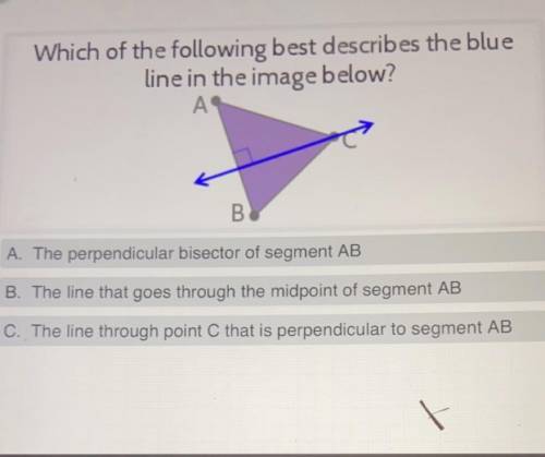 Which of the following best describes the blue line in the image below