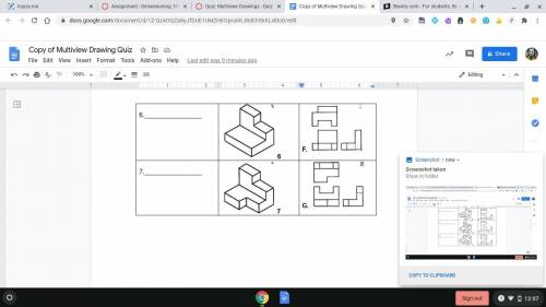 Students will match the Shapes with the correct Multi-view Drawing

You will have 3 attempts to ge