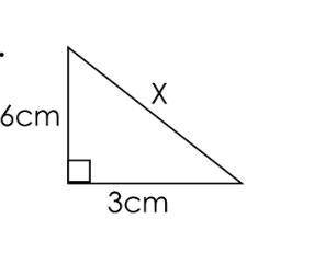 How do I find the missing side using the Pythagorean theorem?
