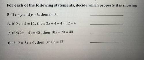 Basic algebra question please help??

Which property is it showing:
DISTRIBUTIVE PROPERTY
SUBSTITU