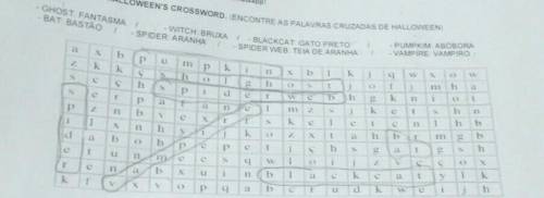 Someone who knows how to find everything in the word search2) FIND HALLOWEEN'S CROSSWORD. (ENCONTRE