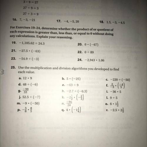 Answer number 25 (7th grade level) I need help