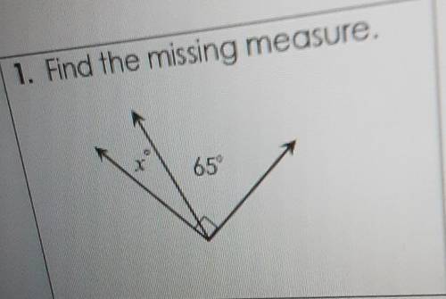 Find the missing measure