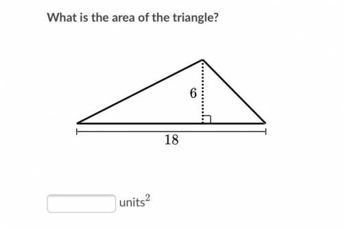 **HELP ME ASAP! THANKS** What is the area of the triangle?