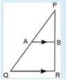 ASAP WITH BRAINLIEST

Are the triangles APB and APR similar?
Explain in terms of the following