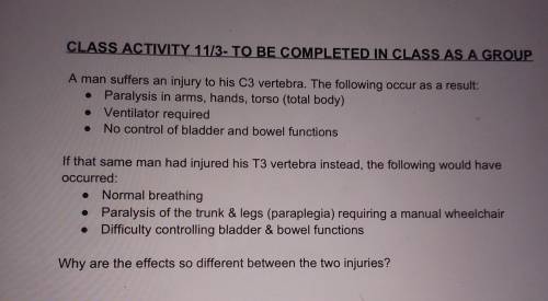 The question is why are the effects so different between the two injuries?
Help me please