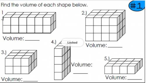 Find The Volume of each shape.