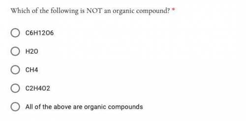 Which of the following is NOT an organic compound?