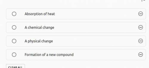A liquid is cooled during an investigation causing it to solidify. Which of the following most like