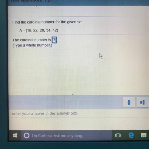 Can someone check This answer for me and tell me if it’s 7 or 6 PLEASE ASAP THX