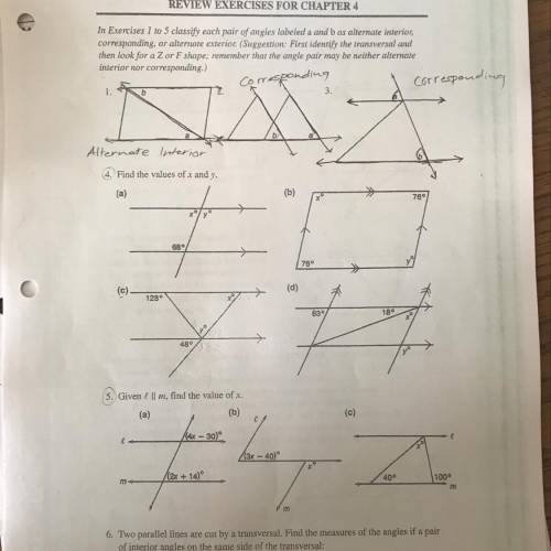 Can you please do #4&5. Pleaseeee!
It’s geometry btw
30pts!!