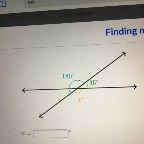 Find missing angles
X=???