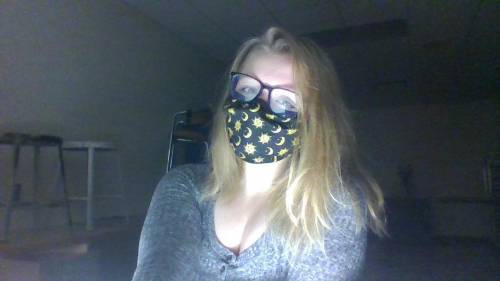 Bruh I'm super self conscious but here is me XD (with a mask bc i have a split lip rn XD)

And my
