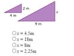 Use a proportion to find the missing side length in the following similar figures. Please help me u